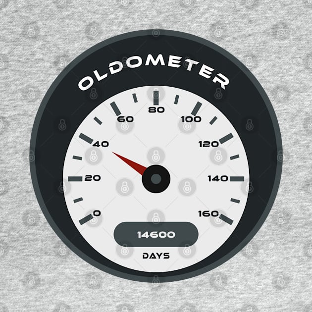 40th birthday oldometer by Boss creative